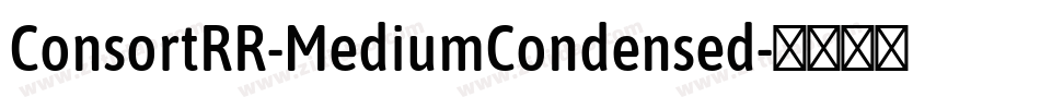 ConsortRR-MediumCondensed字体转换 ConsortRR-MediumCondensed字体转换