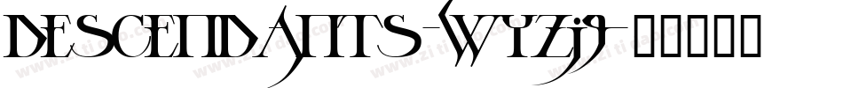 Descendants-Wyzj9字体转换