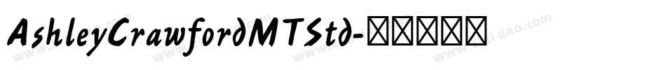 AshleyCrawfordMTStd字体转换