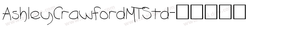 AshleyCrawfordMTStd字体转换