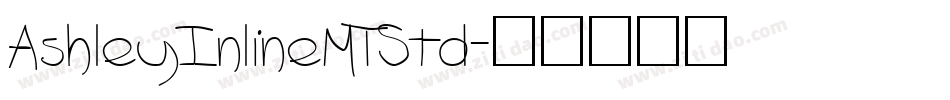 AshleyInlineMTStd字体转换
