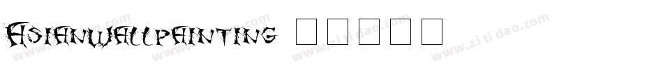 AsianWallpainting字体转换