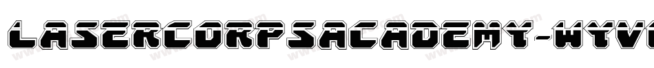 LaserCorpsAcademy-WyVwE字体转换