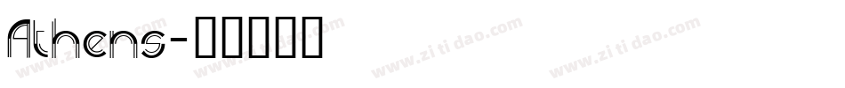 Athens字体转换