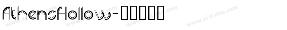 AthensHollow字体转换