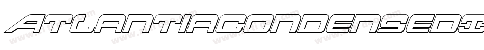 AtlantiaCondensedItalic-1KEj字体转换