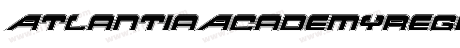 AtlantiaAcademyRegular-8PLZ字体转换