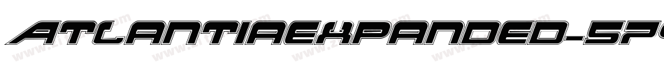 AtlantiaExpanded-579L字体转换