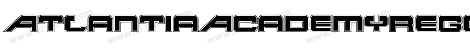 AtlantiaAcademyRegular-8PLZ字体转换