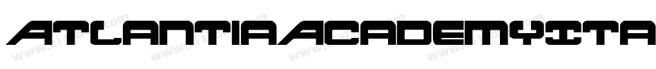 AtlantiaAcademyItalic-Y6Jy字体转换