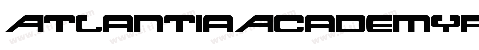 AtlantiaAcademyRegular-8PLZ字体转换