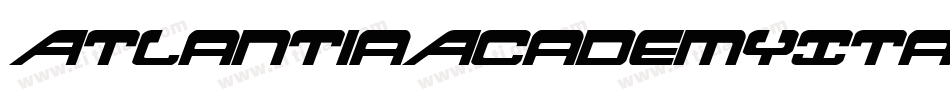 AtlantiaAcademyItalic-Y6Jy字体转换