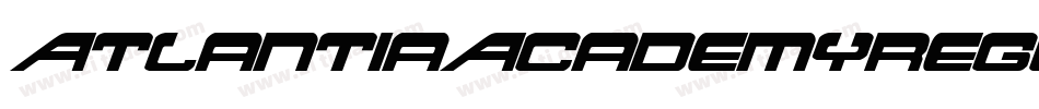 AtlantiaAcademyRegular-8PLZ字体转换