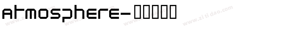 Atmosphere字体转换