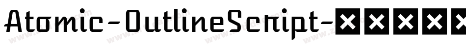 Atomic-OutlineScript字体转换