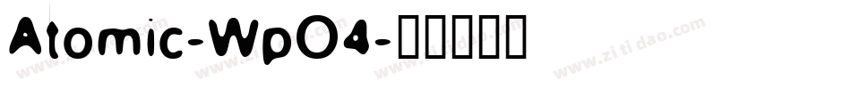 Atomic-WpO4字体转换