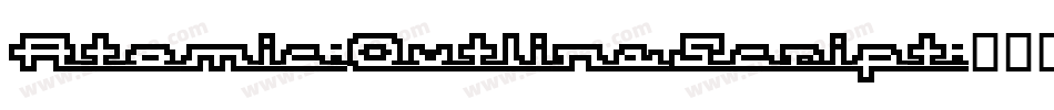 Atomic-OutlineScript字体转换