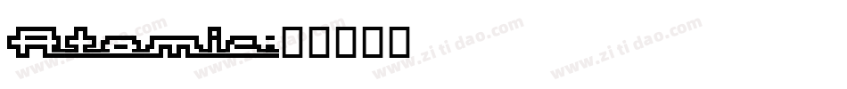 Atomic字体转换
