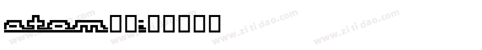 atom字库字体转换