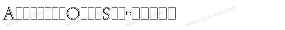 AugusteaOpenStd字体转换