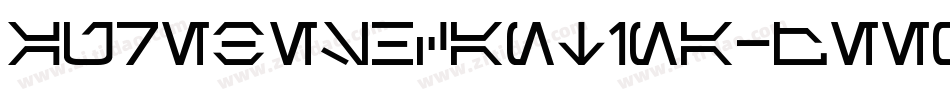 AurebeshCantina-Zeeq字体转换