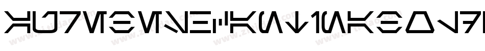 AurebeshCantinaBoldItalic-xllj字体转换