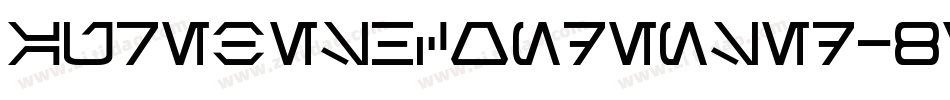 AurebeshCondensed-8y2B字体转换