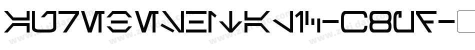 AurebeshItalic-K8pD字体转换