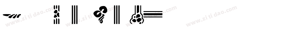 Auriol-Blac字体转换