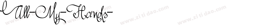 All-My-Hands字体转换