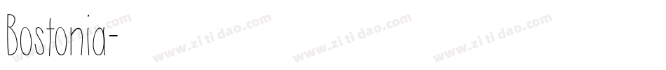 Bostonia字体转换 Bostonia字体转换
