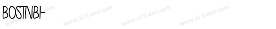 BOSTNBI字体转换
