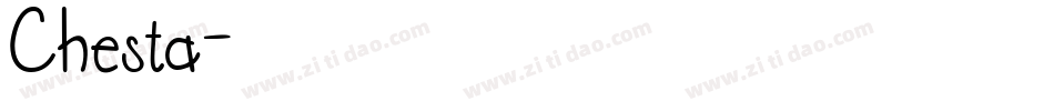 Chesta字体转换