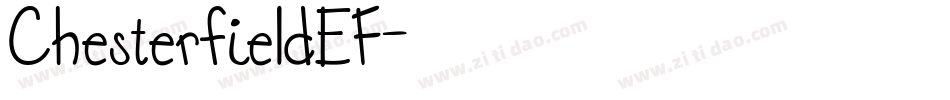 ChesterfieldEF字体转换