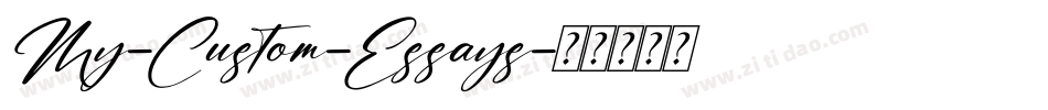 My-Custom-Essays字体转换