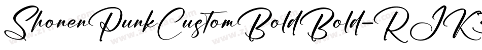 ShonenPunkCustomBoldBold-RJK3字体转换