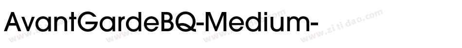 AvantGardeBQ-Medium字体转换