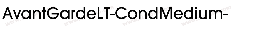 AvantGardeLT-CondMedium字体转换