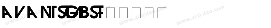 AVANTGBT字体转换