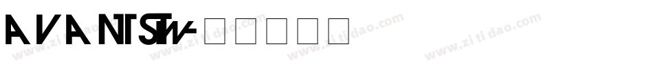 AVANTY字体转换