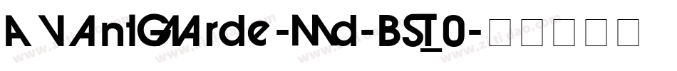 AvantGarde-Md-BT_0字体转换