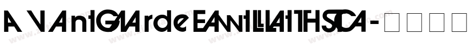 AvantGardeExtLitITC字体转换