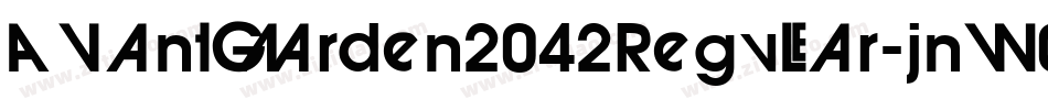 AvantGarden2042Regular-jnw0字体转换