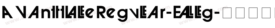 AvantstileRegular-ELlg字体转换