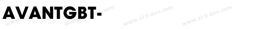 AVANTGBT字体转换