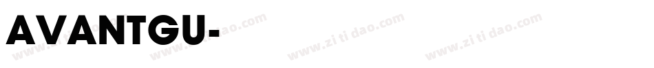 AVANTGU字体转换