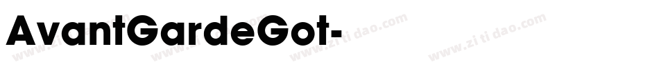 AvantGardeGot字体转换