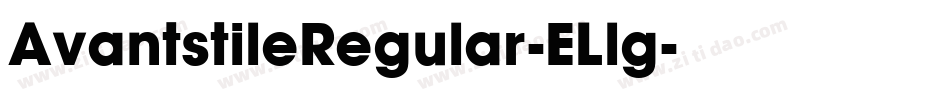 AvantstileRegular-ELlg字体转换