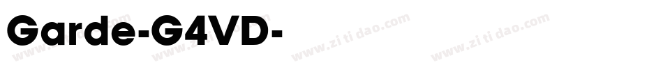 Garde-G4VD字体转换