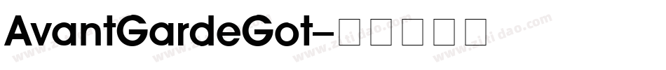 AvantGardeGot字体转换